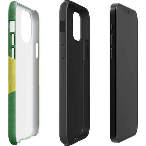Brazil Flag Distressed iPhone 12 Impact Case